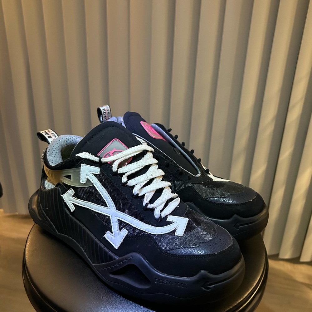 Off-White brand Black and White Odsy 1000  Sneakers